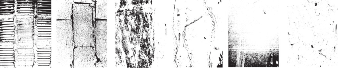 Fototapeta premium Grunge Urban Backgrounds set.Texture Vector.Dust Overlay Distress Grain ,Simply Place illustration over any Object to Create grungy Effect .abstract,splattered , dirty, texture for your design.