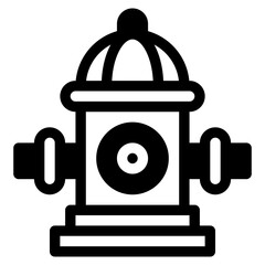 Vector Icon Hydrant, Emergency, Fire, Protection, Safety