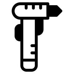 Vector Icon Hammer, Emergency, Exit, Glass Hammer, Exit