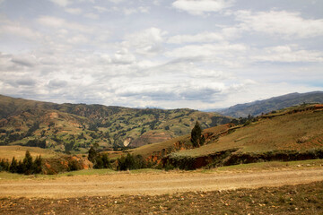 Obraz premium Reise durch Südamerika. Wandern in der Cordillera Blanca bei Huaraz in Peru.