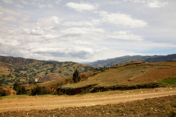 Reise durch Südamerika. Wandern in der Cordillera Blanca bei Huaraz in Peru.
