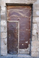 old wooden door