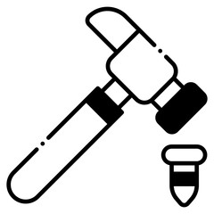 Vector Icon hammer, Carpenter, Construction, Repair, Service