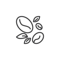 Coffee Beans line icon