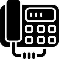 Vector Icon Telephone, Telephone Call, Phone, Communication, Technology, Help
