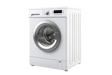 Laundry Room Appliances isolated on transparent background, Generative Ai