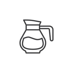 Coffee Decanter line icon