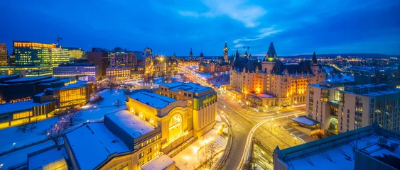 Badkamer foto achterwand Ottawa city skyline, cityscape of Ontario Canada © f11photo