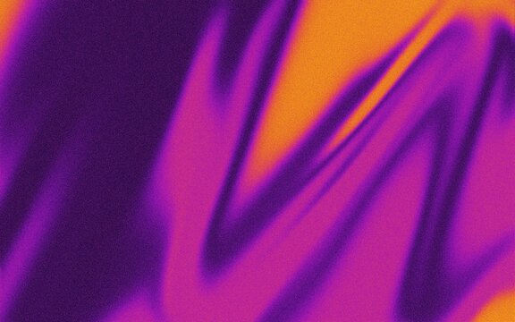 Gradient abstract retro 80s color background. Noise grain dusty texture effect