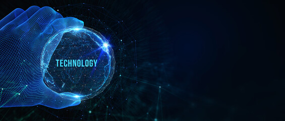 Business, Technology, Internet and network concept. 3d illustration