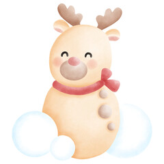 Merry Christmas, christmas illustration Red Christmas tree, green, snowman, Santa Claus, baking, cold day Be with your family and loved ones, winter, christmas tree, holiday, chrismas