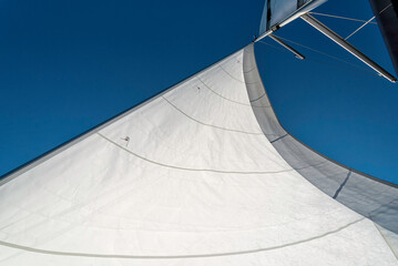 sails in the wind