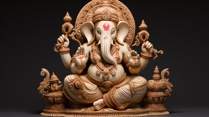 Hindu sculpture ganesha elephant