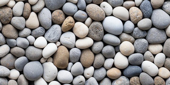 Grey pebbles background.
Generative Ai image.