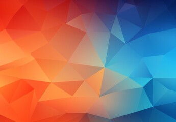 Obraz premium multicolored triangles iridescent background. generative ai.