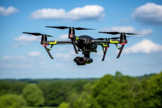 a drone capturing images and directly storing to cloud storage