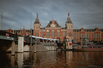 Fototapeta premium Amsterdam Canal