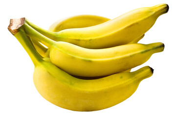 cacho de banana isolado em fundo transparente - penca de banana 