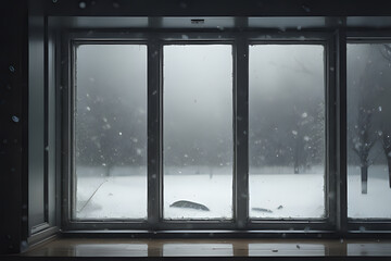 Fototapeta premium window in the night