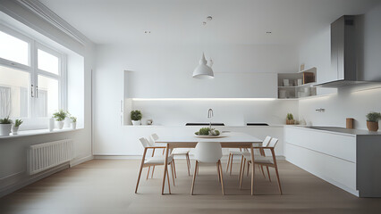 Fototapeta premium modern kitchen interior