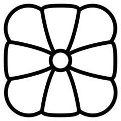 Naklejka premium Flower