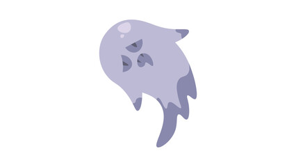 Eerie Ghost Silhouette Vector