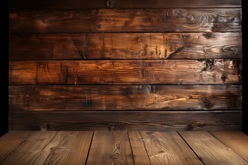 Hickory wood background with a rustic charm, Generative AI