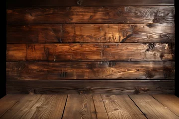  Hickory wood background with a rustic charm, Generative AI © Starlight