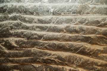 Wall in a salt mine, photo texture.
