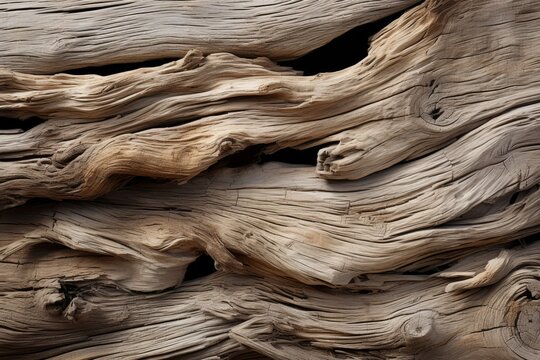 Reclaimed driftwood background, Generative AI