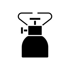 Primus icon vector. Gas burner illustration sign. Hike symbol or logo.