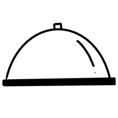 cloche isolated on white