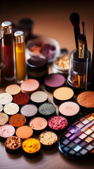 Meticulous Details: Close-ups of Professional Makeup Accessories