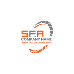 SFA letter logo vector design, SFA simple and modern logo. SFA luxurious alphabet design  