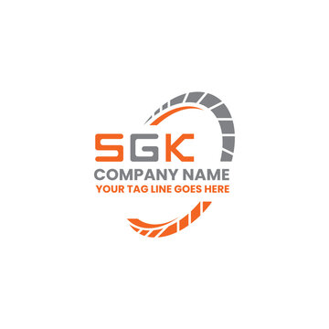 SGK letter logo vector design, SGK simple and modern logo. SGK luxurious alphabet design  