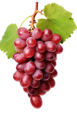 Fototapeta premium Fresh grape isolated on a transparent background