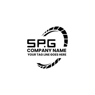 SPG letter logo vector design, SPG simple and modern logo. SPG luxurious alphabet design  