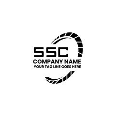 SSC letter logo vector design, SSC simple and modern logo. SSC luxurious alphabet design  