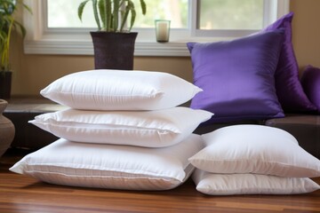 various sizes of soft-guided meditation pillows