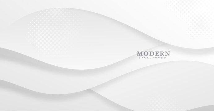 Abstract modern white and gray background © mr_jebs