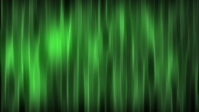 Green waves moving and falling down - matrix concept. matrix black background