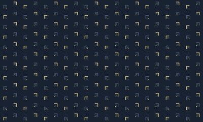 Abstract geometric square stripe seamless pattern . Light brown and blue element on dark blue background. For masculine male shirt lady dress wear fabric textile garment cover decoration.