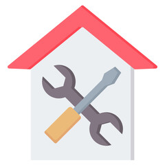 Home Repair Flat Icon