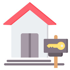 Property Rent Flat Icon