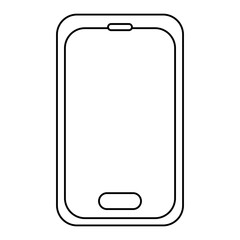 phone mobile line doll girl icon element