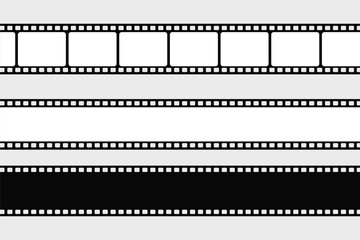 movie film strips vector