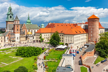 Wawel Royal Castle and Cathedral in Cracow, Poland