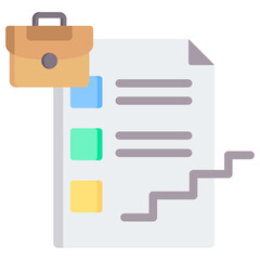 Career Planning Flat Icon