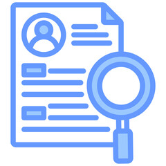 Cv Review Blue Icon