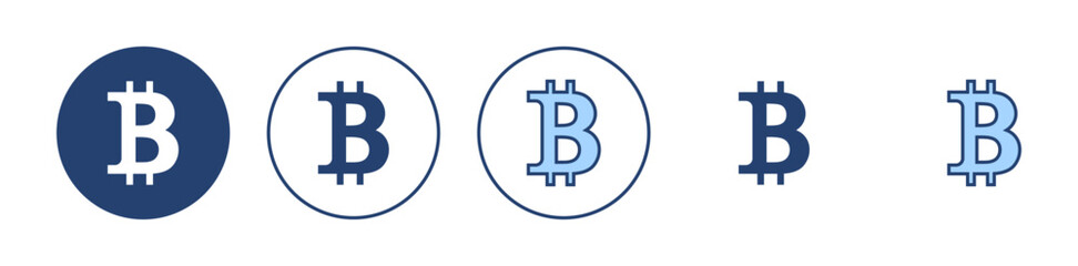 Obraz premium Bitcoin icon vector. bitcoin sign and symbol. payment symbol. cryptocurrency logo